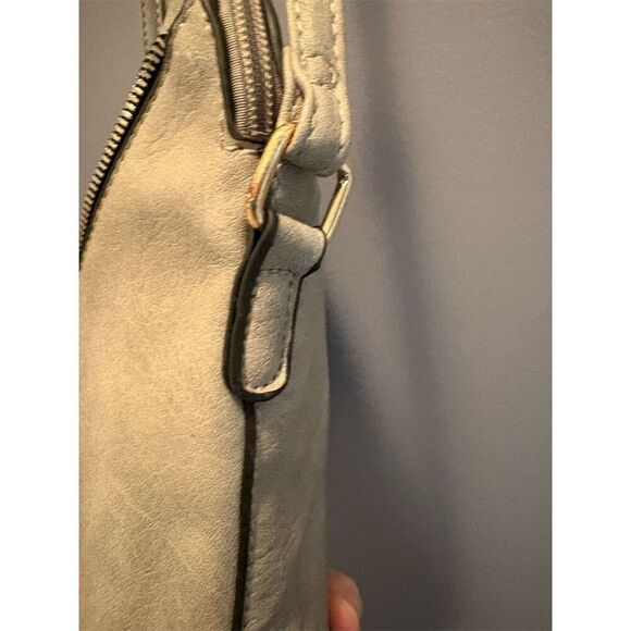 Michael Kors Women's Light Gray Crossbody Bag Medium Adjustable Strap - Picture 4 of 7